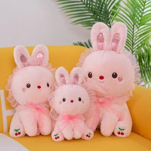 Cute Rabbit Plush Toy Soft Stuffed Animal Toy Birthday Kids Gifts Sleeping Comfort Dolls Anime Plushie