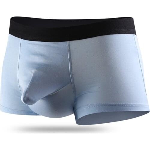 Modal Mens Boxers Sexy Gay Underwear Push Up Panties Breathable Capsule Penis Pouch Underpants Male Boxershorts Cueca Plus Size