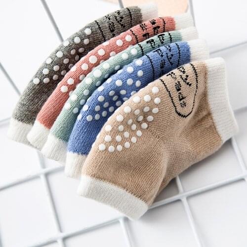 1Pair Breathable Baby Knee Pads Crawling Leg Protector Cotton Thicken Toddler Infants Kneecaps Anti Slip Kids Leg Warmers
