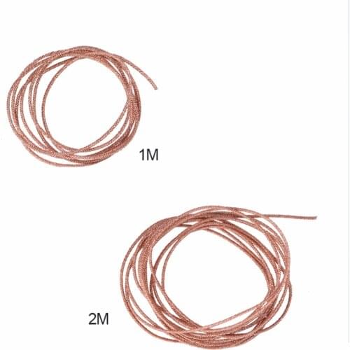 New Arrival Speaker Lead Wire Subwoofer Woofer Lead Wire Repair Parts DIY 8 strands Braided Pure Copper Speaker Accessories