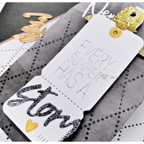New Letter frame metal Cutting Dies Stencils DIY Scrapbooking Paper/photo Cards Embossing Dies