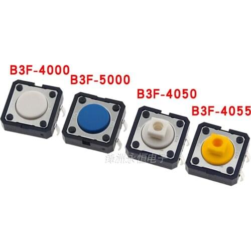 B3F-4055 B3F-4000 B3F-4005 B3F-4050 B3F-5000 B3F-5050 12x12 button micro switch New and Origianl