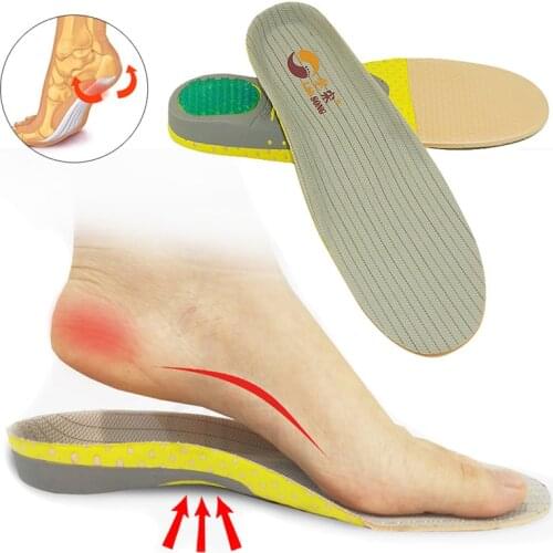 Orthopedic Insoles Orthotics Flat Foot Health Sole Pad For Shoes Insert Arch Support Pad For Plantar fasciitis Feet Care Insoles
