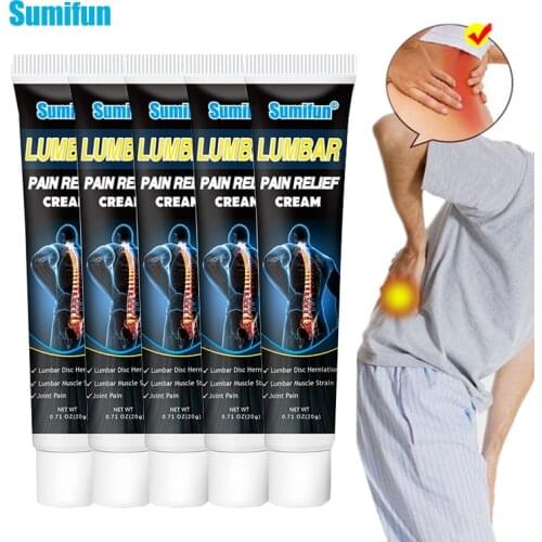 1/3/5pcs Sumifun Pain Relief Ointment For Lumbar Pain Joint Rheumatoid Arthritis Analgesic Cream Herbal Medical Plaster P1332