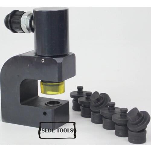 Portable Hydraulic Angle Iron Angle Steel Hole Punch Down Tools net weight 3.44kg