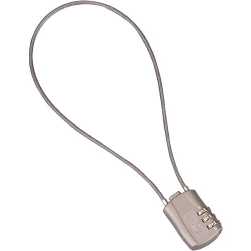 Scooter Motorcycle Helmet Chain Lock 3-digit Password Combination for Portable Mtb Road Bike Lock Cable