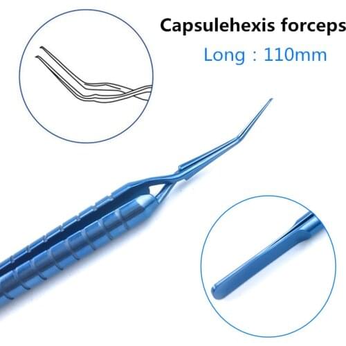 Akahoshi Capsulorhexis Cross Action Forceps ophthalmic eye instruments Titanium