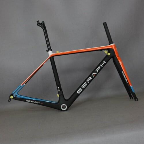 Betifuly paint super light road bike frame BSA/BB30 carbon bicycle frame SERAPHBIKE T1000 bicycle frame