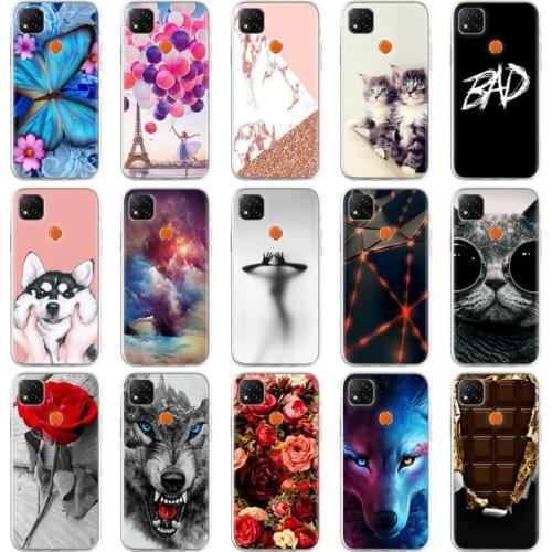 For Redmi 9C NFC Case Silicone TPU Protective Back Cover On Redmi9C NFC Phone Case For Xiaomi Redmi 9C 9 C NFC Cute Bumper 6.53"