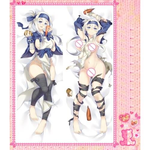 Anime Cartoon Collection Double Sided Bolster Hugging Peach Skin 2 Way Pillow Case Pillow Cover Pilllowcase Gift 17043