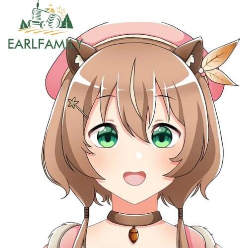 EARLFAMILY 13cm x 11.4cm for Spice And Wolf Caravan Car Stickers Car Refrigerators Decal Graffiti Motorcycle RV JDM Funny Decor