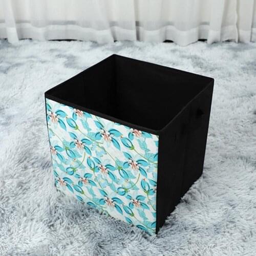 Space-saving Non Woven Fabric Foldable Sundries Storage Box Cube for Home