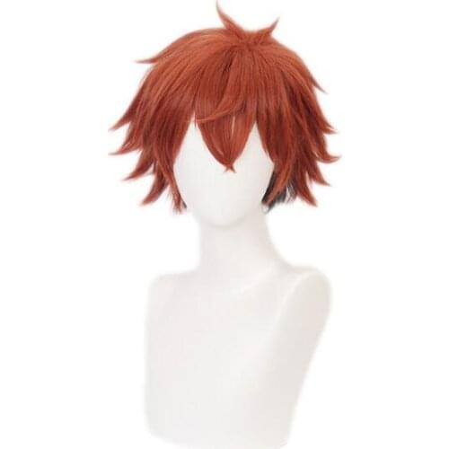 Short Wig Anime Twisted Wonderland Ace Trappola Cosplay Costume Heat Resistant Synthetic Hair Men Women Wigs
