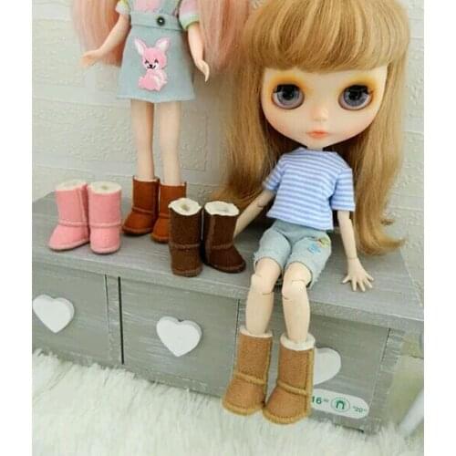 Blyth doll shoes Snow boots 3.5cm (suitable for blyth ,tang kou )
