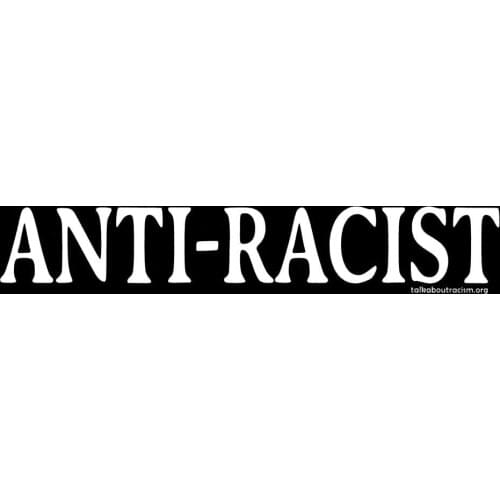 Peace Resource Project ANTI RACISM BLM Vinyl Bumper Sticker or Large Laptop Decal Car Stickers