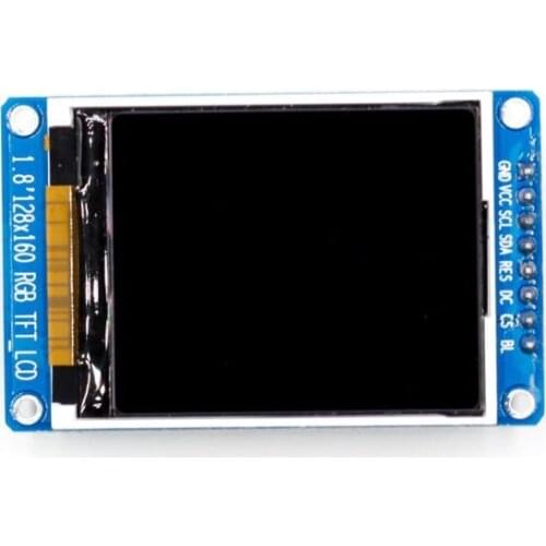 New 1.8 Inch 128x160 SPI Full Color TFT LCD Display Screen Module ST7735S Control Chip 3.3V Power Supply DIY Kit