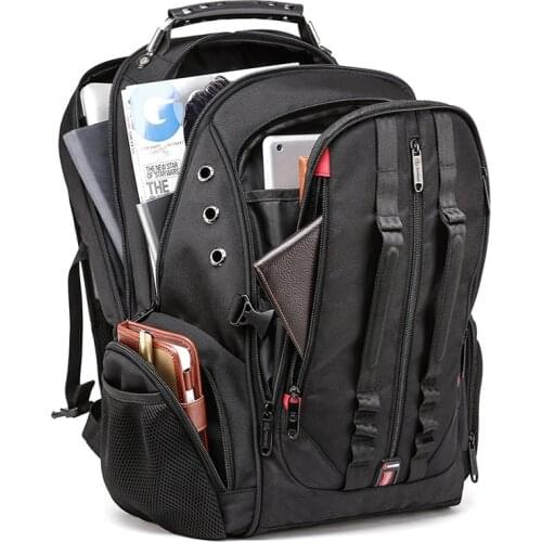 15.6inch Laptop Backpack Male 45L Travel Backpack Men USB Anti Theft Backpacks for Teens Schoolbag Youth Mochila Women Backbag