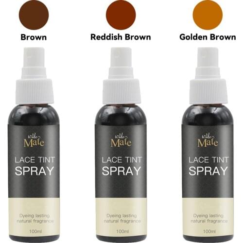 Private Label Lace Tint Spray for Wigs and wholesale lace tinting with customer label