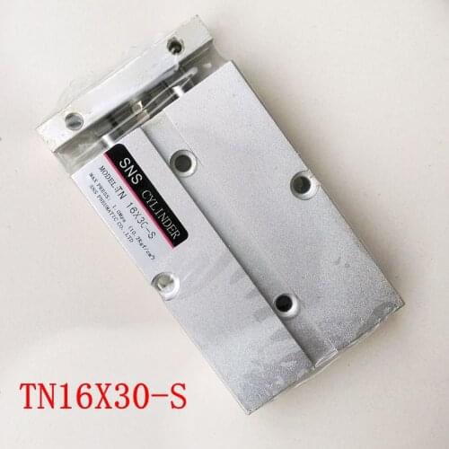 TN16X30-S Twin Rod Air Cylinder Bore With Magnetic 16mm Stroke 30 mm TDA16*30-S