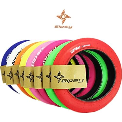 GIPSY Bike Tires Slick Tire 2019 new Bicycle Parts Bicycle Tires 240g 10 Color for kids'Bikes