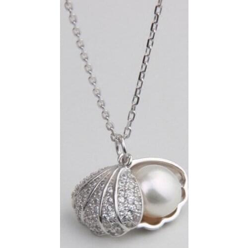 Kindey Bijoux New Arrivals Silver Color Shell Necklaces For Women Long Necklaces Pendants Collar Girls Gifts