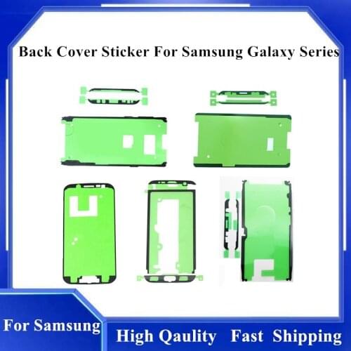 LCD Bezel Frame Tape for Samsung s6 edge S7 edge S8 Plus S9 plus Note 8 Adhesive Front Frame Tape Back Cover Sticker