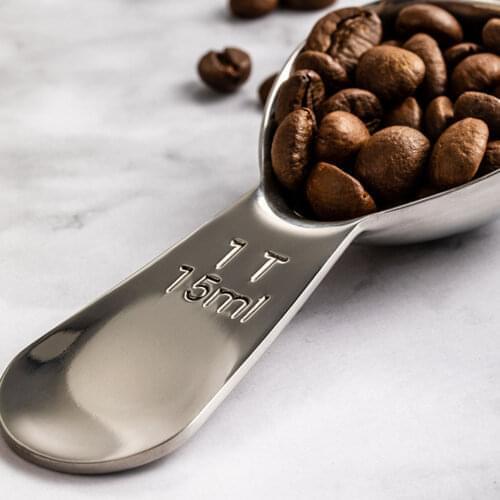 15ml 30ml Tablespoon Coffee Measuring Scoop Set 304 Stainless Steel Measuring Spoons for Coffee Tea