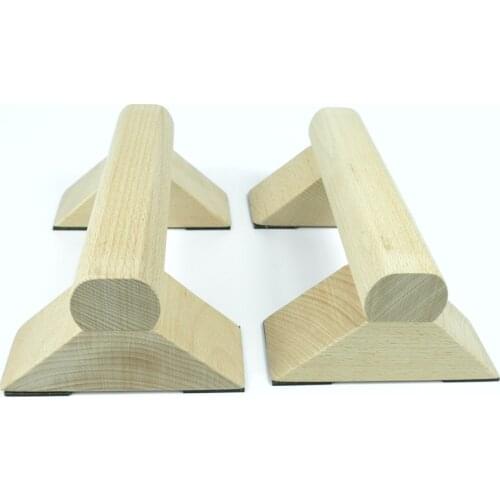 20CM Non-Slip Sturdy Push Up Bars Home Workout Equipment Pushup Handle Push Up Handles for Floor Wooden Push Up Stands