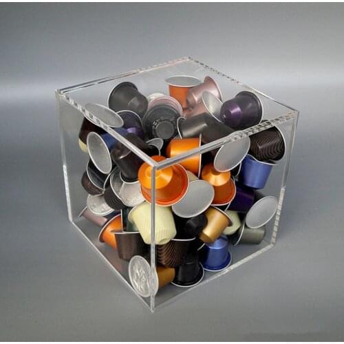 30-80 PCS Acrylic Capsule Nespresso Dolce Gusto Pod Coffee Holder Racks Display coffee Storage transparent Nordic household