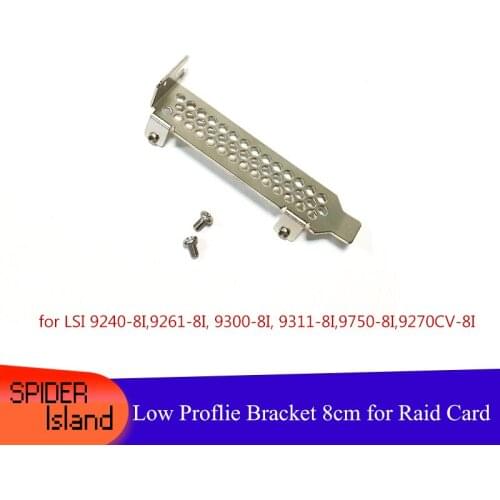 30pcs Cooling Baffle Low Proflie Bracket 8cm for LSI 9240-8I,9261-8I, 9300-8I, 9311-8I,9750-8I,9270CV-8I Raid Card Baffle