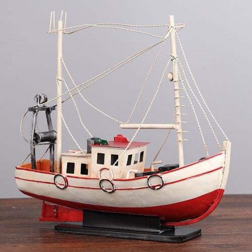 American country retro old sailing model Home Furnishing study the living room decor bar studio equipment