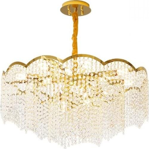 American Living Room Lamp Villa Hotel Chandelier Post Modern Minimalist Light Luxury Dining Table Lamp Master Bedroom Lamp