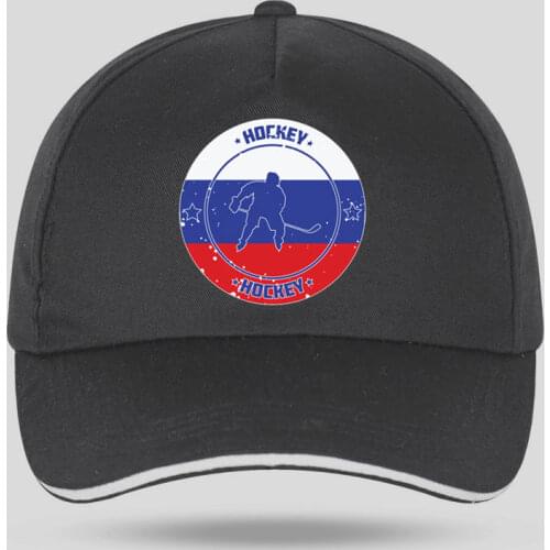 Hot sale Fashion cap Men women Russia Flag Hockey Sport Baseball cap Cartoon Dad hat Adjustable Sports Velcro Hat