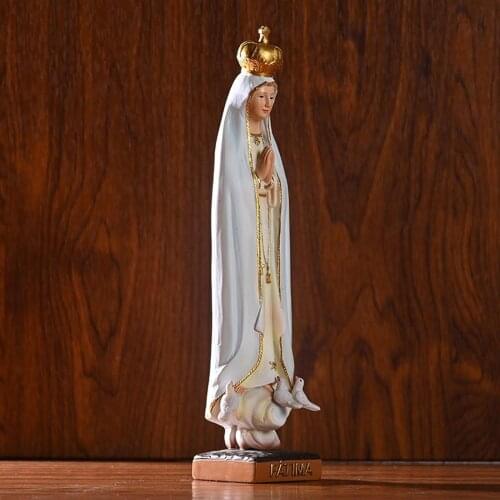 Generous Religious Virgin Mary Statue, Blessed Virgin Mary Sculpture Pray, Resin Home Decorations Figurines Gift