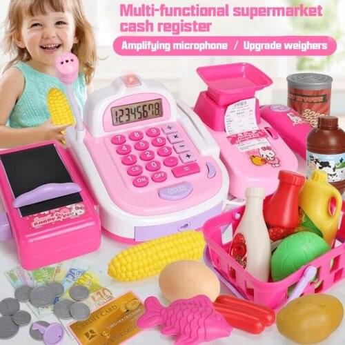 Toys Shopping cashier Childrens Supermarket cashier toys machine toys