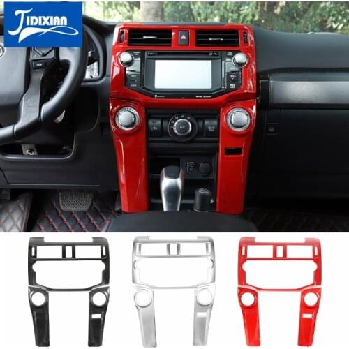 MOPAI Car Center Control Navigation Air Conditioning Control Panel Decor Cover Sticker Accessories for Toyota 4Runner 2010