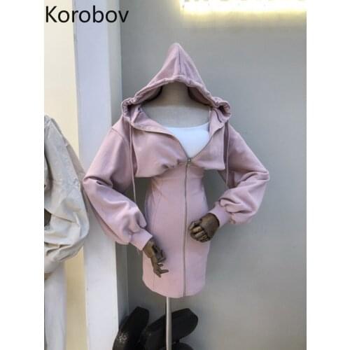 KOROBOV Long Sleeve Summer Dresses