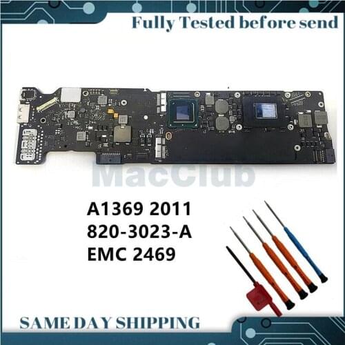 A1369 Motherboard 820-3023-A/B for MacBook Air 13" EMC 2469 Logic Board Core i5 i7 4GB Mid 2011