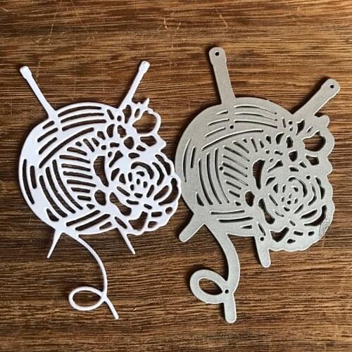 MEET HUANG Sewing Ball Flower Metal Cutting Dies Stencils for DIY Scrapbooking Decorative Embossing DIY Paper Cards