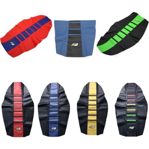 Motorcycle Universal Fabric Gripper Soft Seat Cover For HONDA YAMAHA SUZUKI KAWASAKI KX KXF WRF SX EXC YZF CR RMZ Motocross