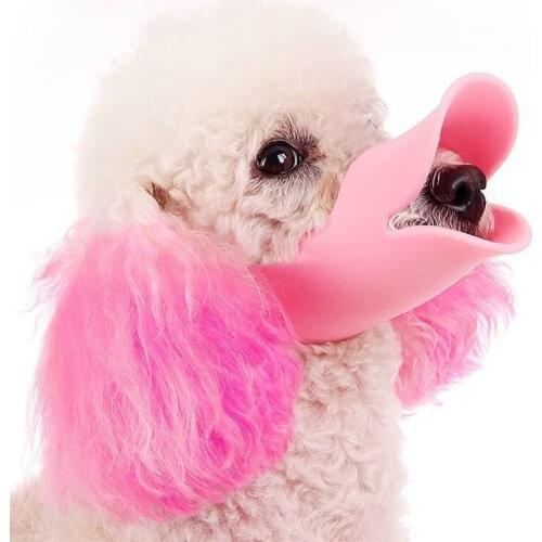 Pet Dog Muzzle Silicone Duck Mouth Mask For Dogs Anti Bite Stop Barking Dog Mouth Muzzle For Dog Pet Mouth Cover