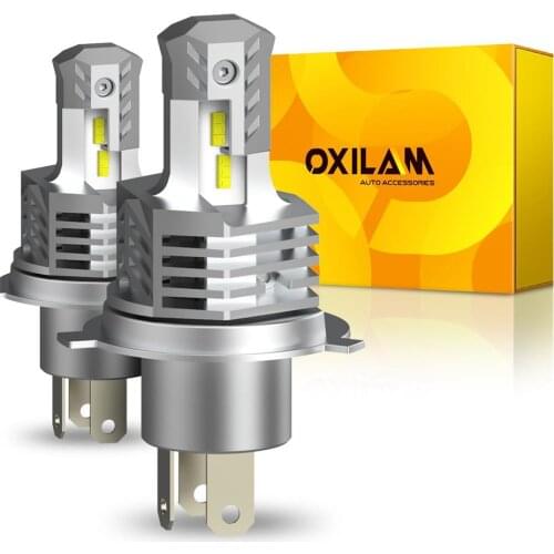 OXILAM 2Pcs Canbus Car Led Headlight Bulb H4 H8 9005 HB3 H11 Turbo Auto Headlamp for Volkswagen Nissan Toyota Kia 12000Lm 6000K