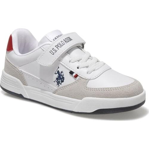 U.S. POLO ASSN. CLINE JR White Sneaker Shoes For Boys