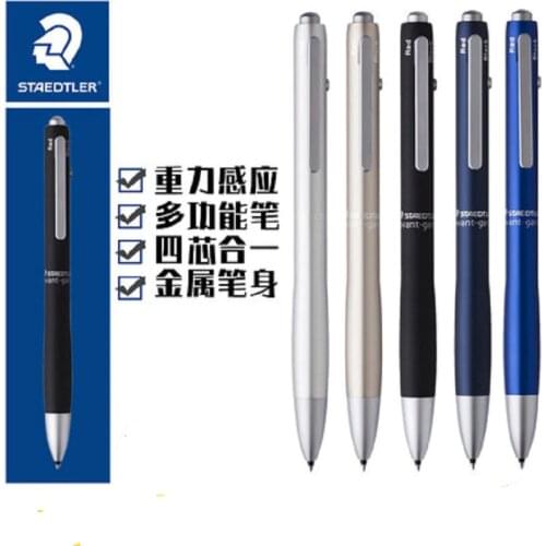 Germany STAEDTLER 927AG four-in-one multifunctional gravity-sensing metal rod ballpoint pen gift set 1pcs/lot