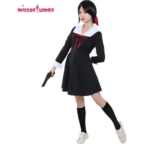 Shinomiya Kaguya Cosplay Fujiwara Chika Cosplay Kaguya-sama Love Is War Costume School Uniform Dress