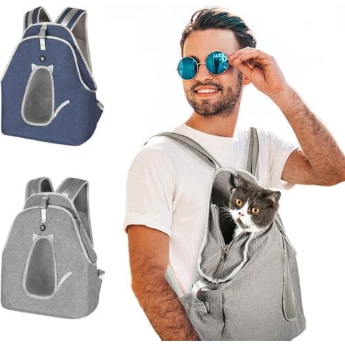 Double Shoulder Carrier Bag For Small Dogs Cats Outdoor Travel Dog Carriers Backpack Portable Front Puppy Cat Bag Pet Supplies
