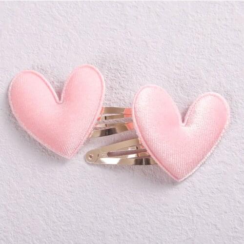 2pcs/lot Small Size Girls Hairclips Glitter Heart Birthday Gift Baby Girls Hair Accessories Kids Hair Clip For Children