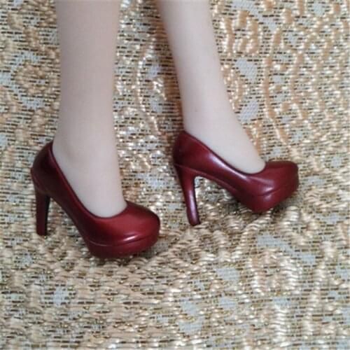1/6 Scale Female Figure Accessory Red Wine High Heels model suitable for 12 inches body In Stock