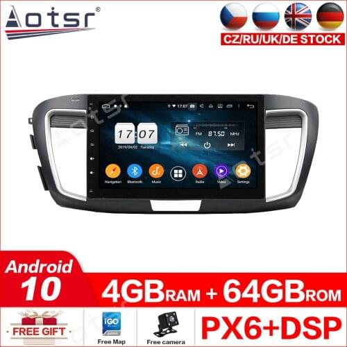 Android 10 Car No DVD Player GPS Navigation Multimedia Player For Honda Accord 9 2012-2017 Multimedia Player Auto Radio unit