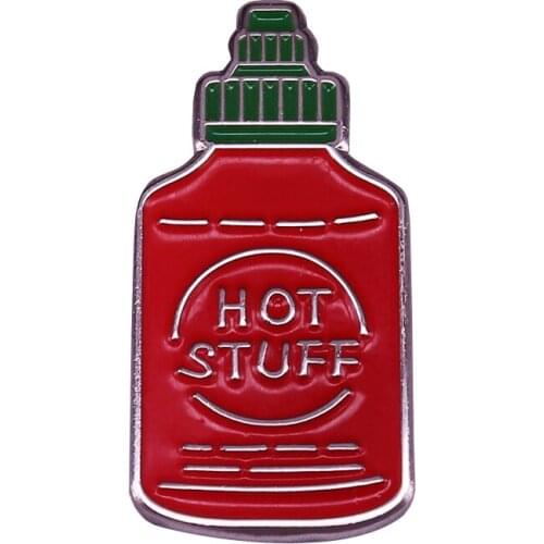 Hot Stuff brooch just hilarious! Great conversation starter